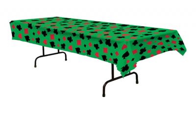 Casino plastic table cover