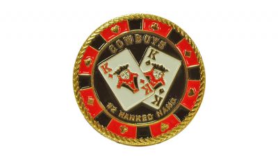 Cowboys coin card guard Cowboys coin card guard