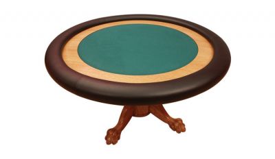 Deluxe round poker table made in the usa
