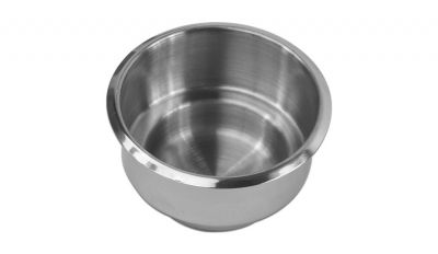 Dual size stainless steel cup holder