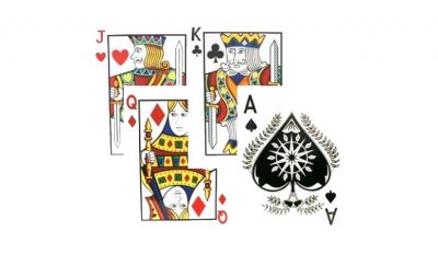 Giant plastic playing cards