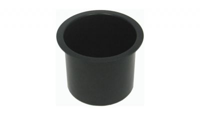 Jumbo aluminum black cup holder