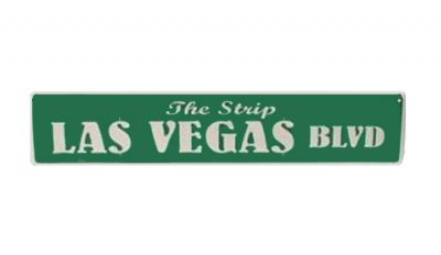 Las vegas strip metal sign Las vegas strip metal sign