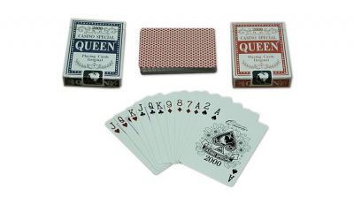Queen blue and red 2 pack playing cards