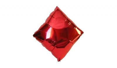Red diamond 2 sided mylar balloon
