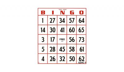 Reusable bingo card