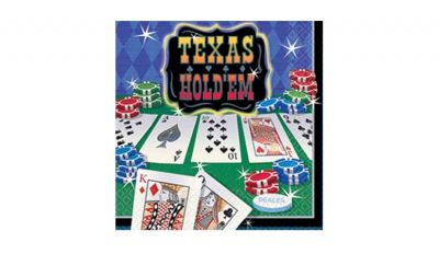 Texas holdem beverage napkins