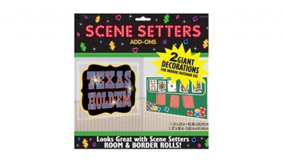 Texas holdem scene setter vinyl wall decor