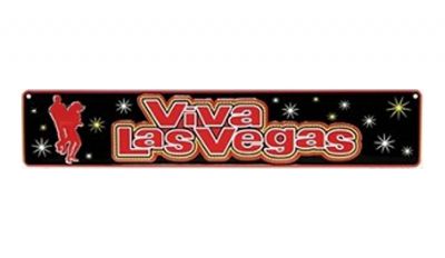 Viva las vegas metal street sign