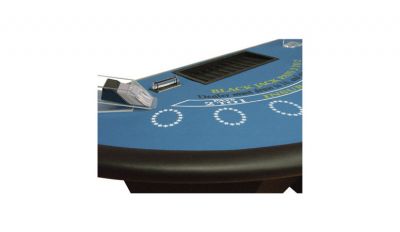 Deluxe folding blackjack table