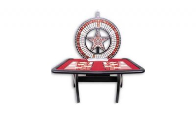 Casino money wheel table made in usa