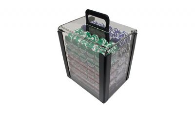 1000 poker chip acrylic carrier