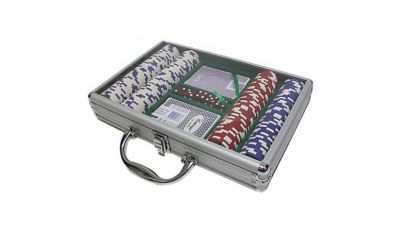 200 royal suited aluminum poker chip set