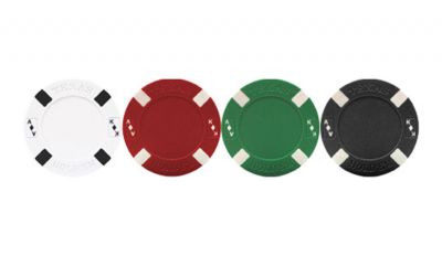 1000 big slick acrylic poker chip set