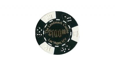 1000 landmark casino aluminum poker chip set