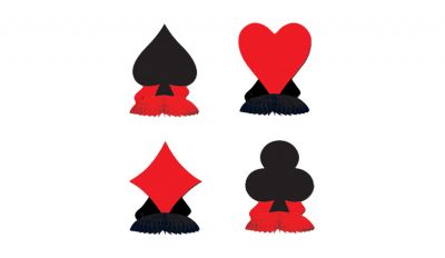 Card suit playmates 4 pack