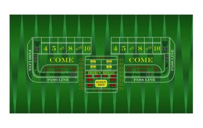 Custom craps layout