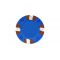 Blue custom pro classic poker chip