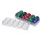 Clear acrylic poker chip tray