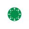 Green 11 5g suite poker chip