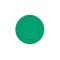 Green super diamond poker chip