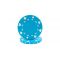 Light blue 11 5g suite poker chip