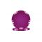 Purple 5 spot poker chip