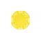 Yellow royal suited poker chip