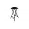 Cushioned folding blackjack stool