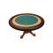 Deluxe round poker table made in the usa