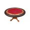Premium round poker table