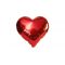 Red heart 2 sided mylar balloon