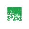 Green dollar sign confetti