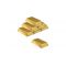 Plastic gold bar decorations